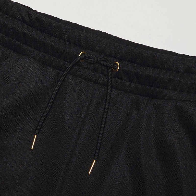 Puma Spliced Drawstring Casual Knit Pants Women Bottoms Black 530309-01