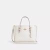 Mollie Tote Bag 25 In Signature Canvas Gold White Chalk