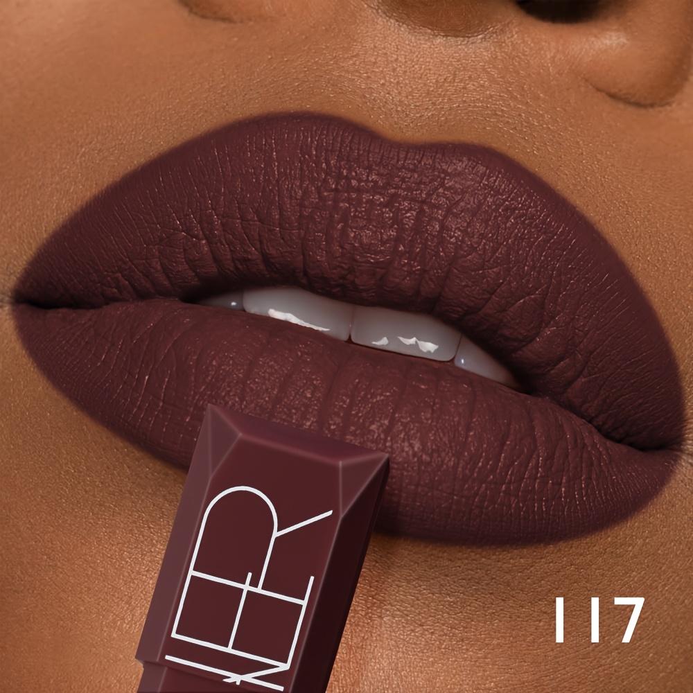 

Pudaier Роскошная Стойкая Матовая Бархатная Губная Помада Нюдового Оттенка, Водостойкая, Не Размазывается, Не Липкая, на основе растительного сквалана, Коричневый Сексуальный Блеск для Губ