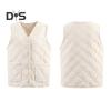 Women Fall Winter Waistcoat Sleeveless V Neck Single Breasted Thick Padded Warm Solid Color Casual Windproof Soft Lady Vest Coat