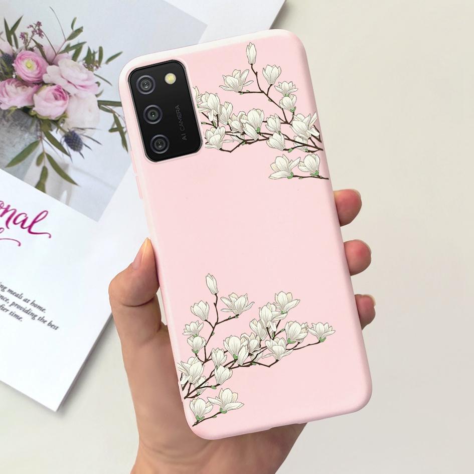 For Samsung A03s A02s Case New Fashion Flower Butterfly Shockproof Bumper For Samsung Galaxy A03s SM-A037F A 02s SM-A025F Covers