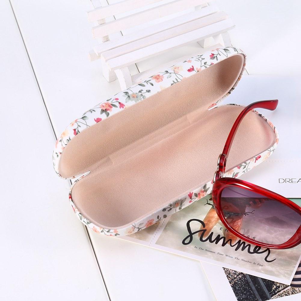 Protable Floral Sunglasses Glasses Case Protector Bags Hard Box Holder
