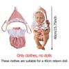 Nové 15palcové oblečení pro panenku Reborn Baby pro 40cm miminko Panenka Roztomilé Dětské Hračky Oblečení pro panenky Příslušenství Dítě Miniaturní Předměty Obleček Hračka