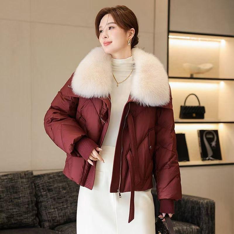 Fashion Winter Down Cotton Jacket Women's Cotton-Padded Thicken Warm Parkas Short Coat Female Casual Ladies Overwear