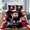 Modisches Fußball-Superstar N-Neymar Bettwäscheset 3D-bedruckter Bettbezug Bettwäscheset Weich King Full Size Bettwäscheset Für Jungen
