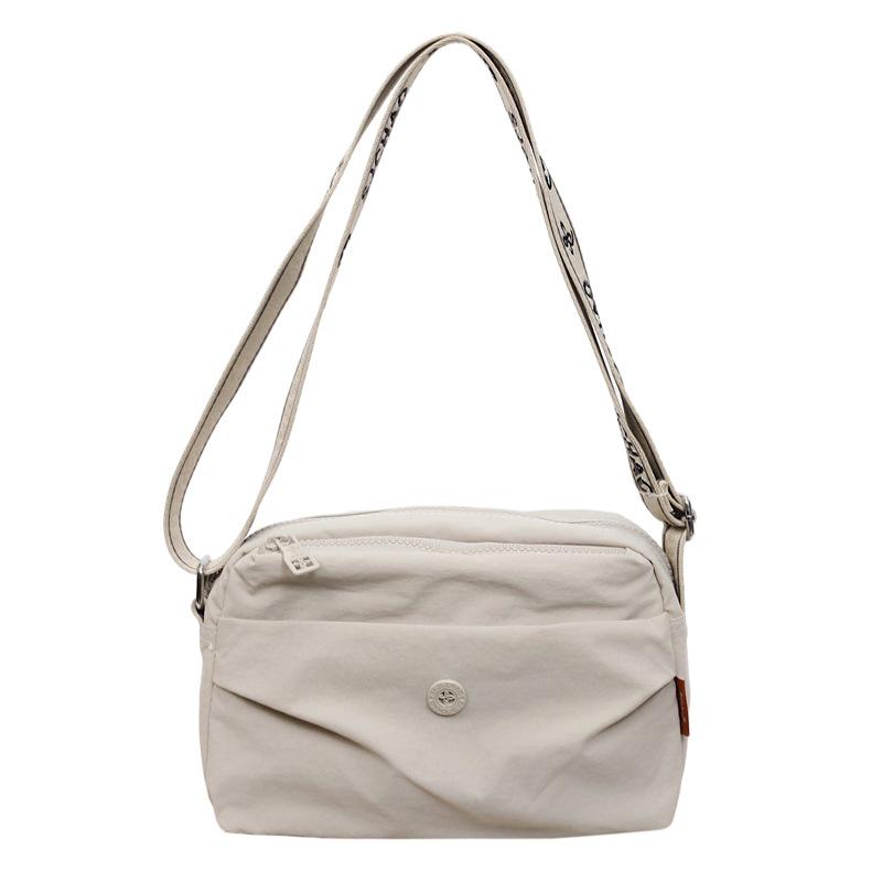 Korean Style Macaron Nylon Crossbody Bag - Versatile Travel & Shoulder Bag (Spring 2026)