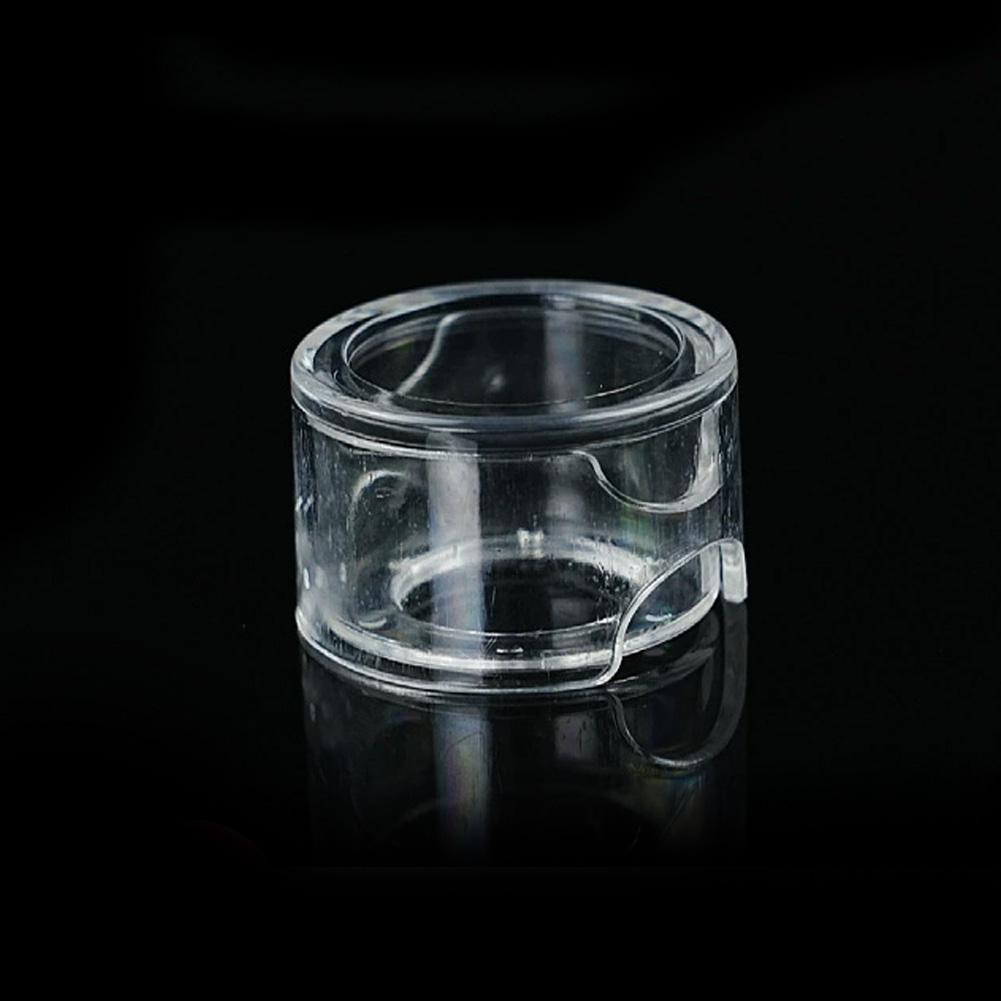 1PC Transparent Acrylic Chalk Storage Box Square Round Hexagonal Chalk Stain-Proof and Moisture-Proof Protective Box Billiards Supplies