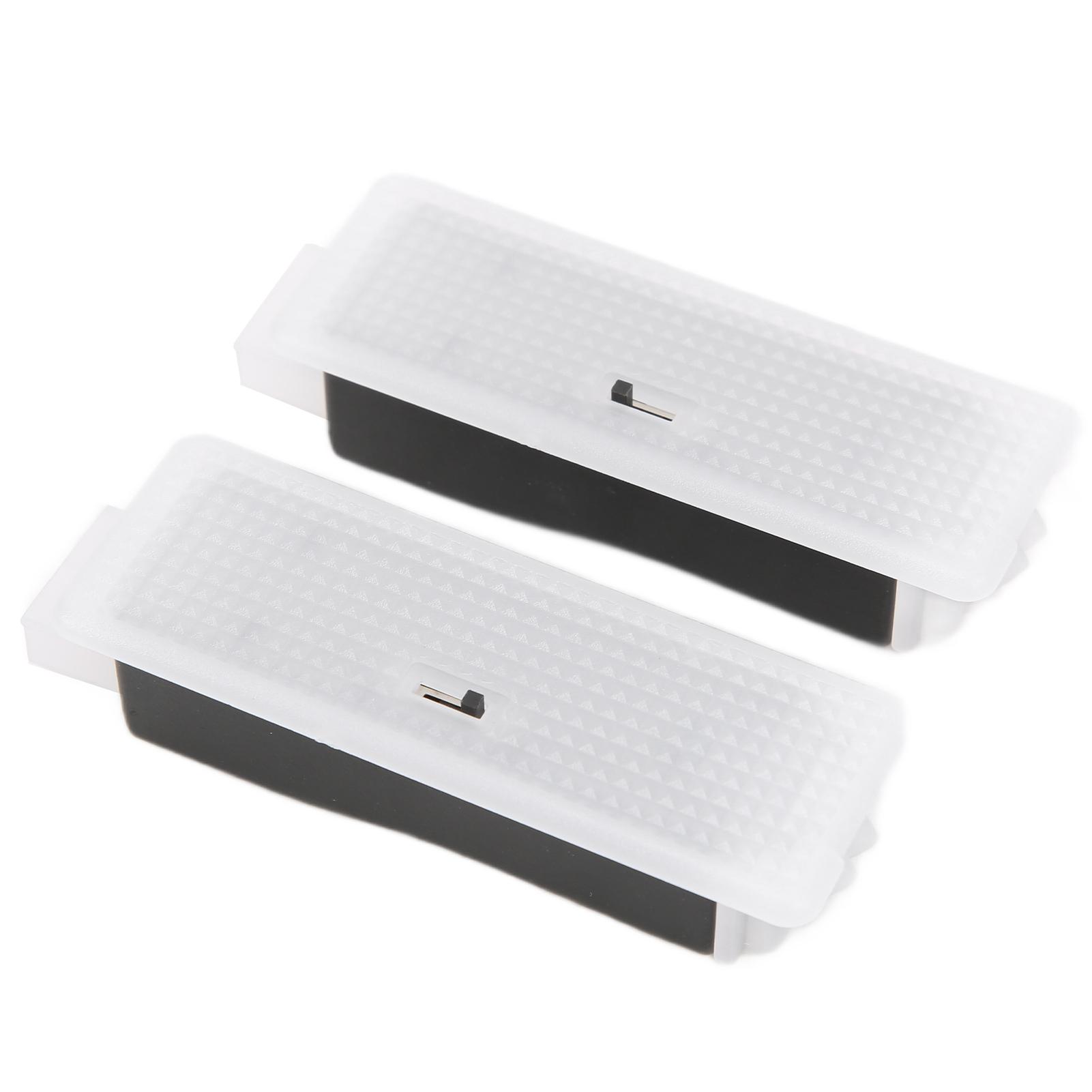 

2pcs Car Door LED Footwell Light 3‑Color Matte Lamp Assembly Replacement for 1 Series 12‑19