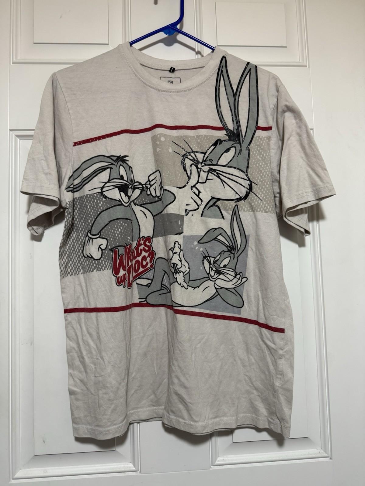 South Pole X Looney Toons Bugs Bunny Retro Inspired Tee Mens Size Large Unisex T-Shirt S
