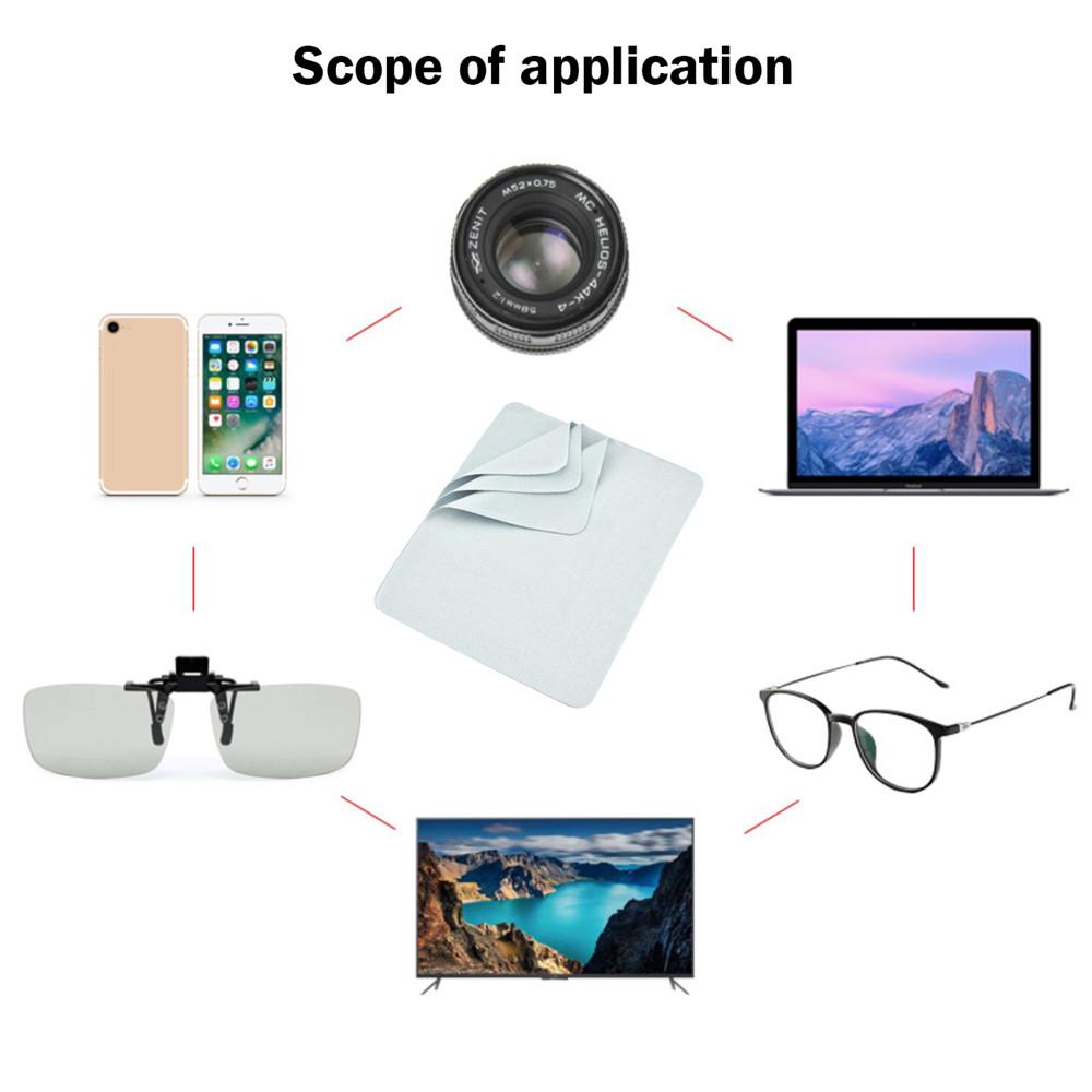 

2/10 шт. Очиститель для очков Микрофибра Салфетка для чистки очков для линз и экранов телефонов Салфетки для чистки 10pcs