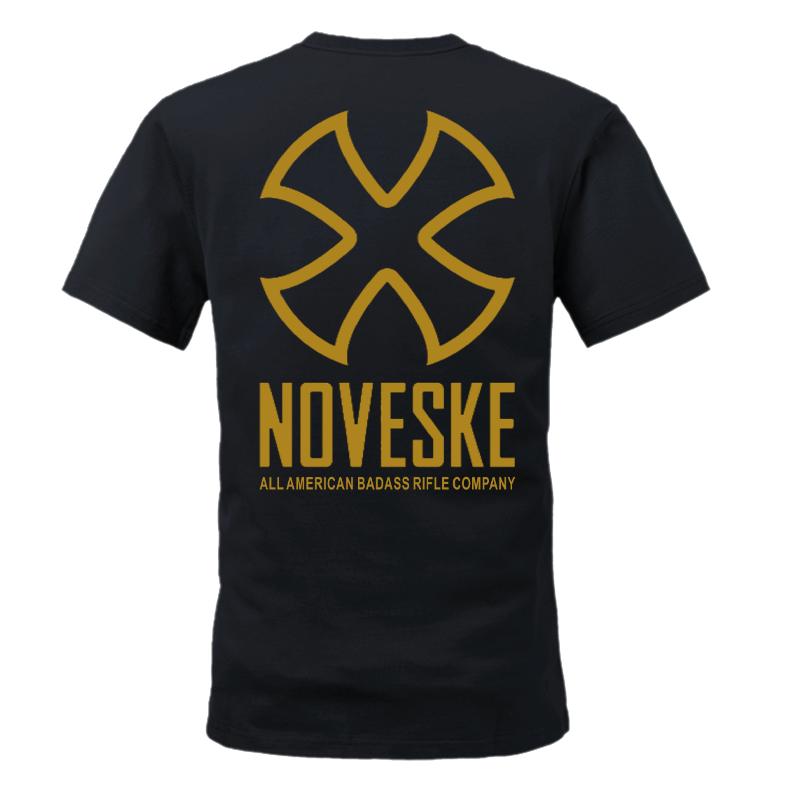 

The Noveske Logo Print Men Clothes Fashion Summer T-Shirts Streetwear 100% Cotton Loose Tops Breathable Tee Military Enthusiast 4XL