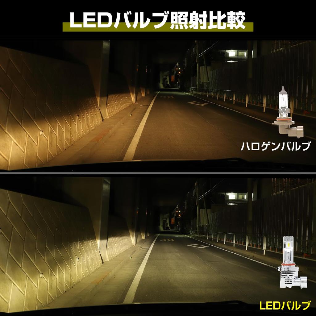 BELLOF Precious Ray Z DBA1923 LED Head Fog Halogen Equivalent Easy Installation & Bulbs, H8/H9/H11/H16, 4500K, Compact, Size, 3600lm,