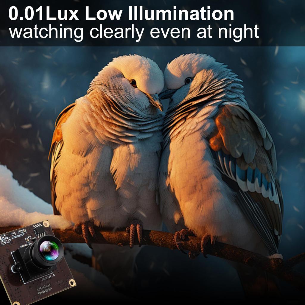 ELP 50fps USB Camera Low Light Camera with 1080P USB Motion Plug and Play for 3D Printers and Industrial Inspection Microscopes High-Speed Module,