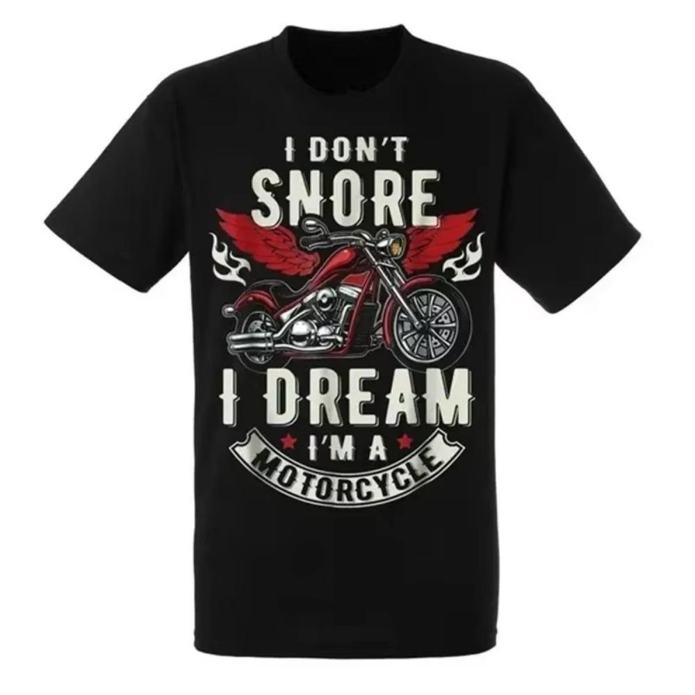 Motorcycle 3d Printed Santa Claus Christmas T-shirt Harajuku Tops Casual Vintage Men's T-shirt Plus Size Street Clothing