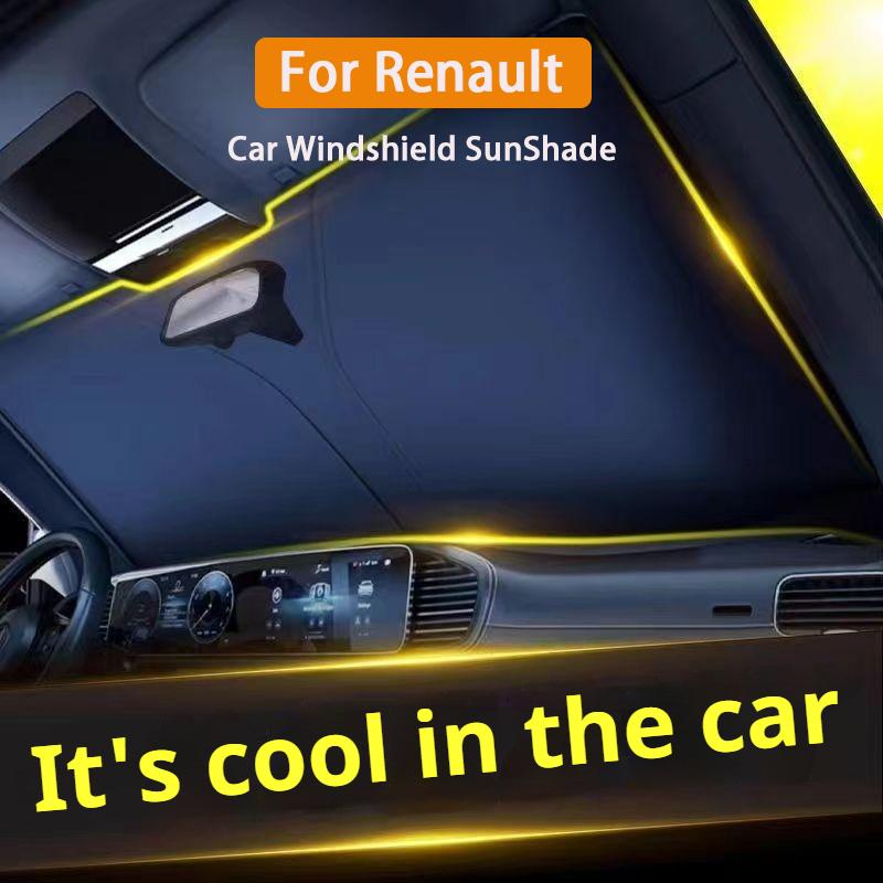 For Renault Koleos Captur Megane Clio Scenic Talisman Arkana Dacia Sandero Car Windshield SunShade Cover Front Window Sun Shade