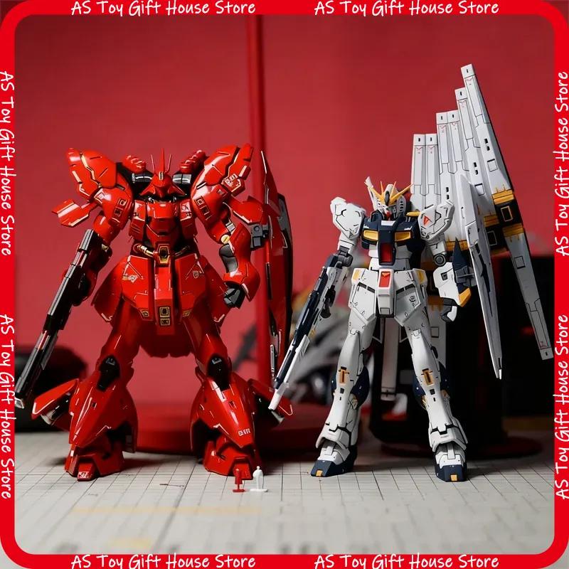 Sazab Rg5503 V Nu R32 Rg 1144 Mech Assembly Model Kit Action Figures Desktop Ornament Doll Puzzle Toys Gift Collectible