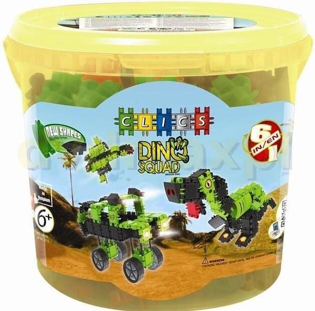 Конструктор пластиковый Clics Dino Squad, 114 деталей RC-189