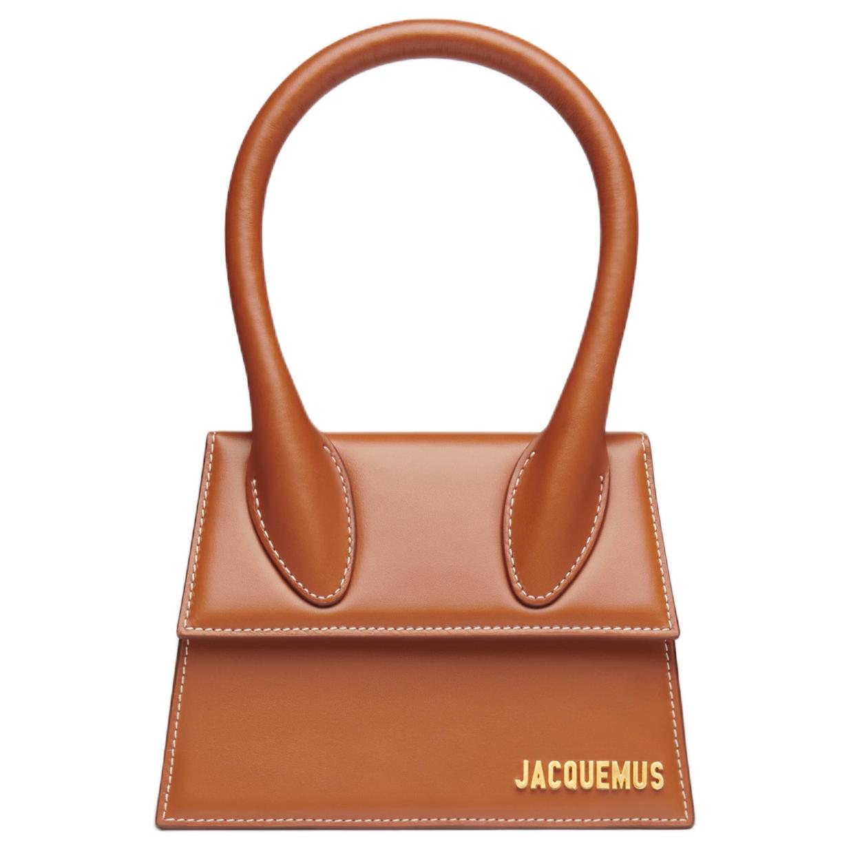 

Jacquemus Gold Logo Leather Medium Shoulder Tote Bag Women bags Light-Brown BAW00002AC01C04811 Light Brown