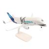 20cm Bílý velrybí transportní letoun A300-600 Beluga Airlines Model letadla Transportní Beluga Odlitek ze slitiny Model letadla Hračka