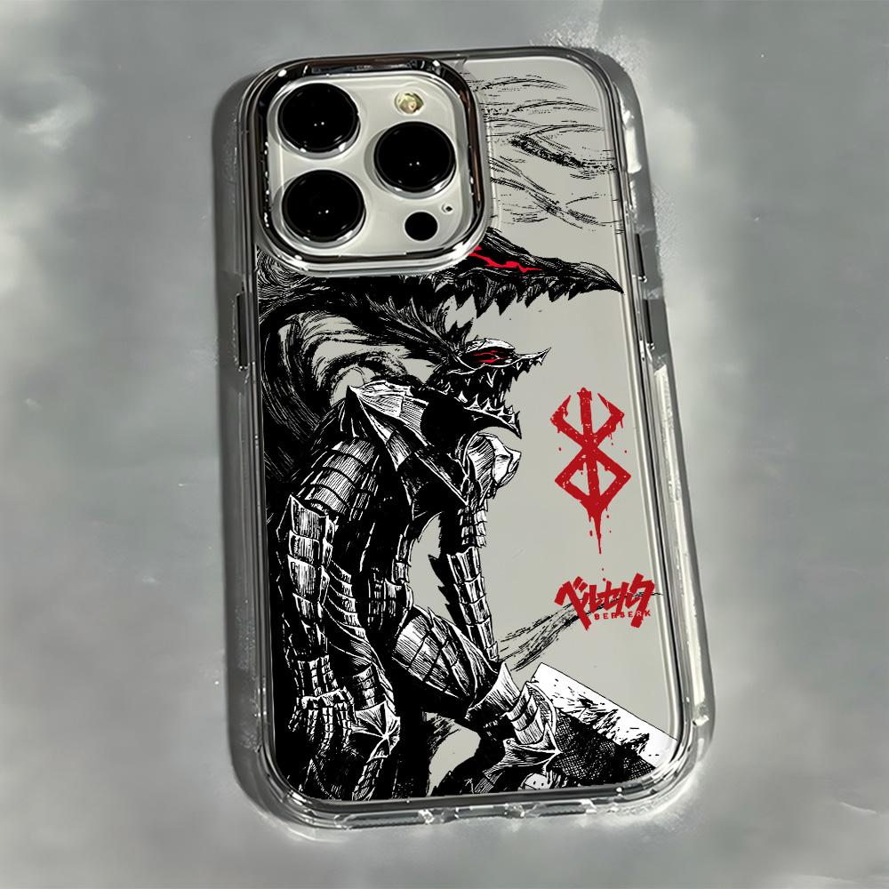 

Горячий Аниме B-BerserkS Крутой Чехол Для Телефона Для iPhone 17e 17 16e 16 15 14 13 12 11 mini Pro Max X XR XSMAX Air Plus Прозрачный Чехол iPhone 14