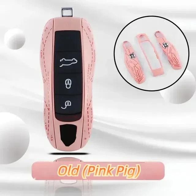Interior Mouldings Multiple Painting For Porsche Cayenne 718 MACAN Panamera 911 Macan Boxster Cayman Remote Car Key Case Replace
