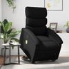 Vidaxl Reclining Lift Chair with Massage, Electric, Black