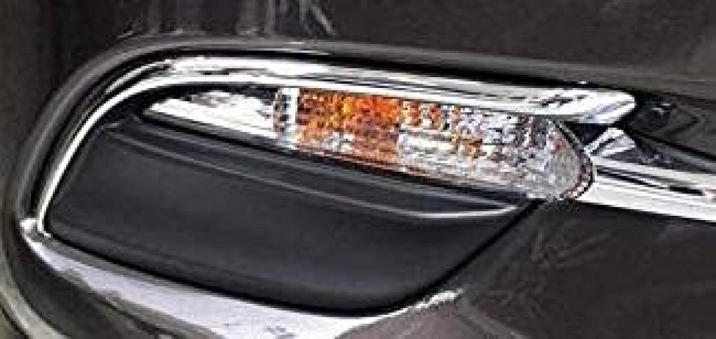 Kinotaka Mazda Axela Sedan Front Fog Light Light Exterior Custom Set Garnish, Line-Shaped Covers, Accessories, Parts, 2-Piece (22XD, 15XD, 15S,