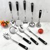 Stainless Steel Kitchen Utensil Set: Spatula, Spoon, Shovel, and Potato Masher