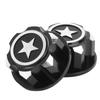 4pcs Aluminum Alloy Wheel Hub   Cover Accessory Fit for   X Maxx 1Celsius10 RC Car(Black )