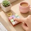 Keys Button Fidget Keychain DIY Keyboard Clicker Toy New Pinch Toy  Relief Stress