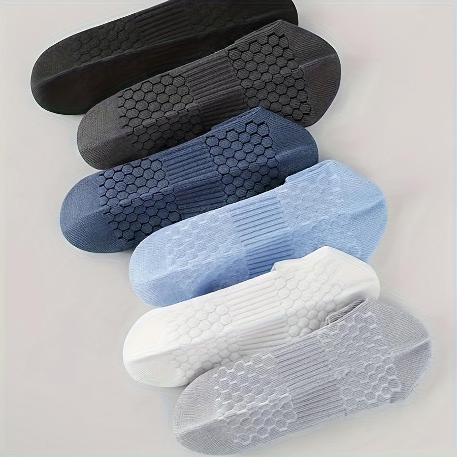 Unisex 6er-Pack Leichte Geruchsresistente Atmungsaktive Netz-Knöchelsocken für Ganzjahres-Outdoor-Sport & Freizeit