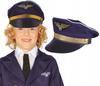 Kinder Fliegermütze Fliegerkappe Kapitän Flugzeug Flughafen Karneval Kostüm