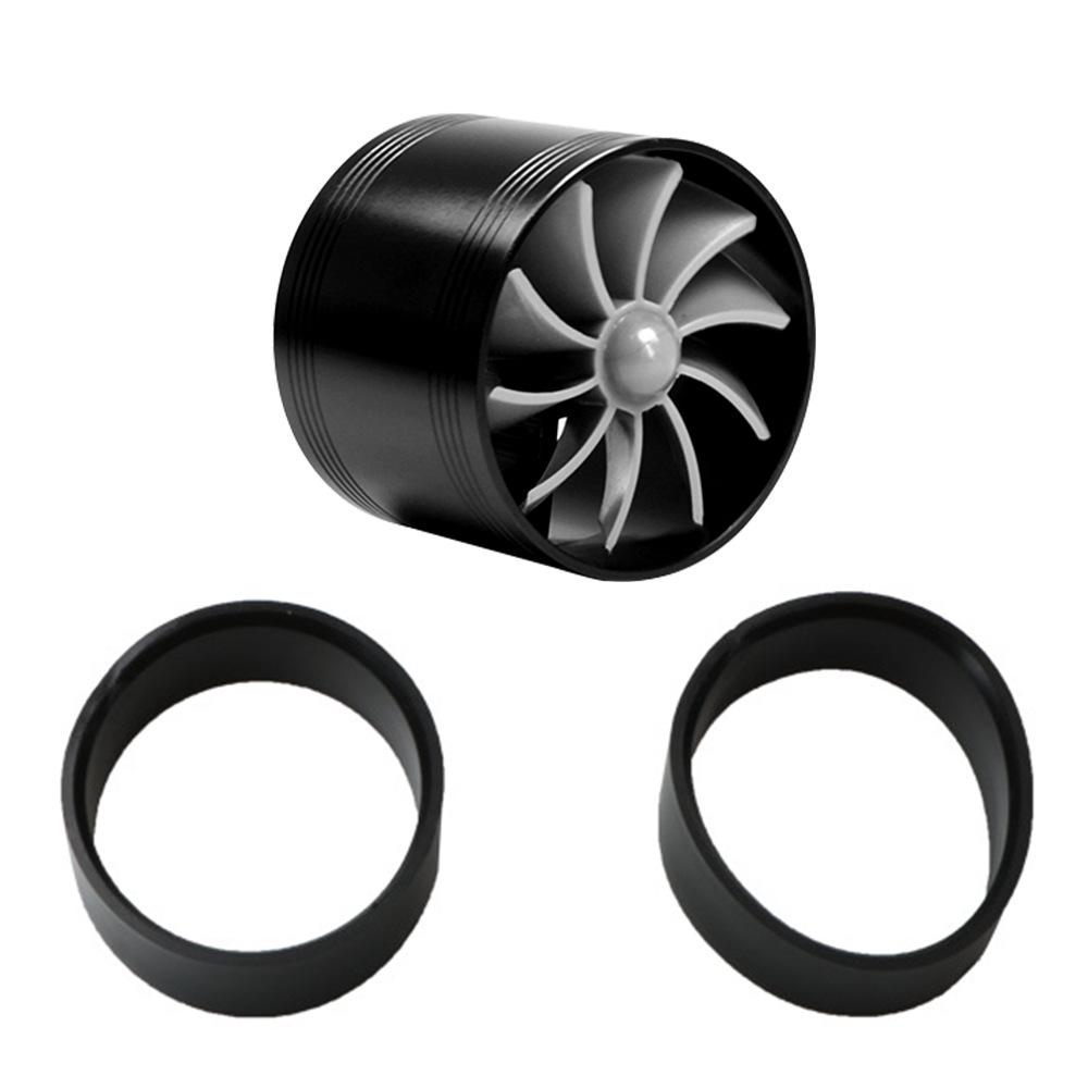 Car Air Intake Turbonator Single Fan Turbine Automobile Intake Turbo Vehicle Engine Turbocharger Power Conversion Accessories