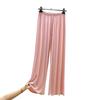 Spring/Summer Women's Plus Size High Waist Lace-Up Straight Leg Pants - Loose, Slimming, Versatile, Casual.