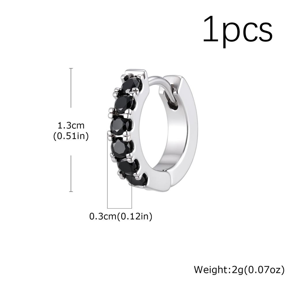 CZ Huggie Hoop Earrings for Women, Tiny Cartilage Hoops Sparkling Cubic Zirconic Simple Stacking Earrings for Multiple Piercings
