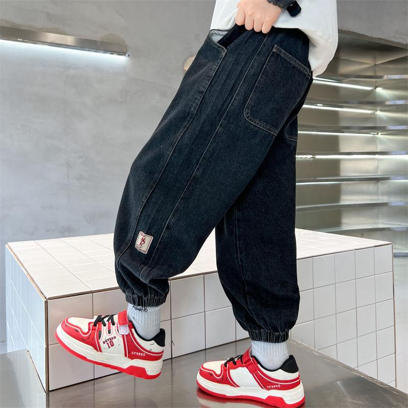 Children's Clothing Boys' Jeans Autumn and Winter Pants Children's Jeans and Pants Trend