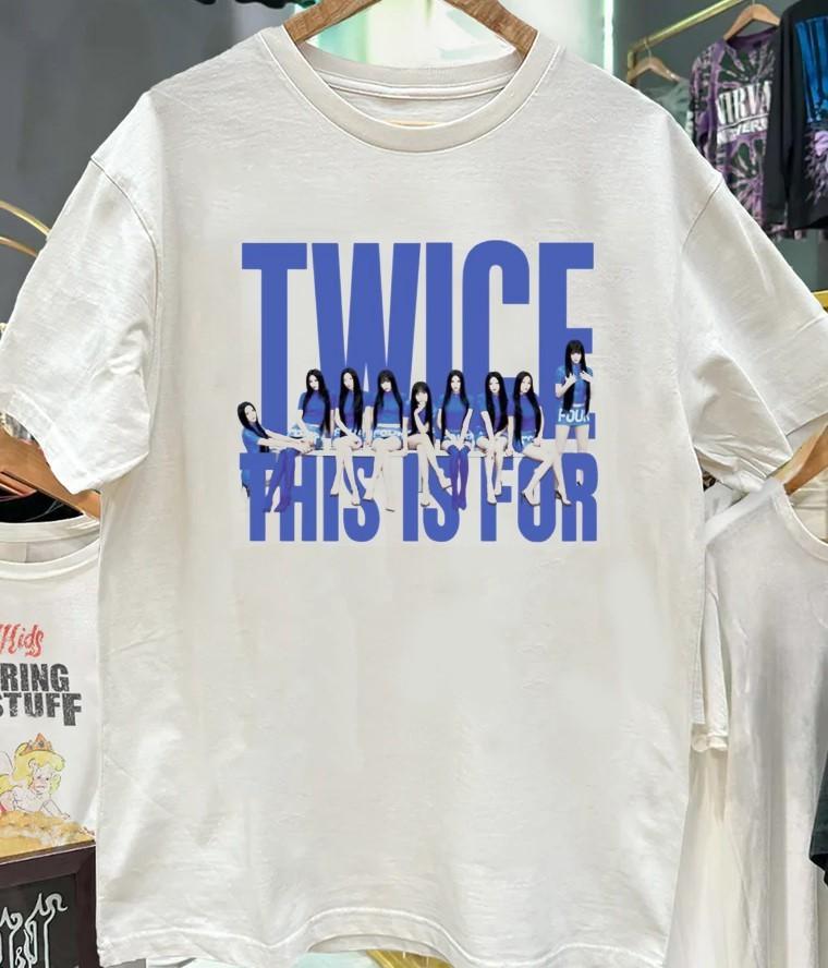 

Это для футболки Twice kpop Футболка с тура Twice Унисекс футболка QT2985 XXL
