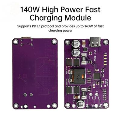 Mehrprotokoll Hocheffizientes Dual-Mode Typ-C Lade-Entlade-Modul 140W PD3.1 QC3.0 Für Mehrere Geräte