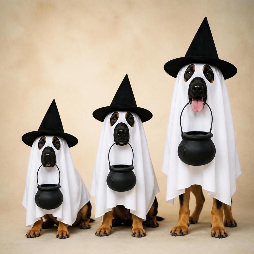 Party Cosplay Halloween Dog Ghost Costume Loose Dog Halloween Clothes  for Halloween Party