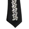 Luxurious Crystal Decors Neck Tie For Grooms Bridesmaids And Guests Long Necklace Preknotted Tie for Party Gathering