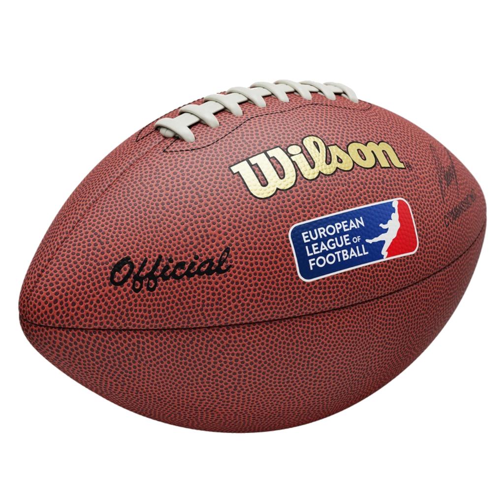 Wilson European League Replica Ball, Unisex brown American football ball
