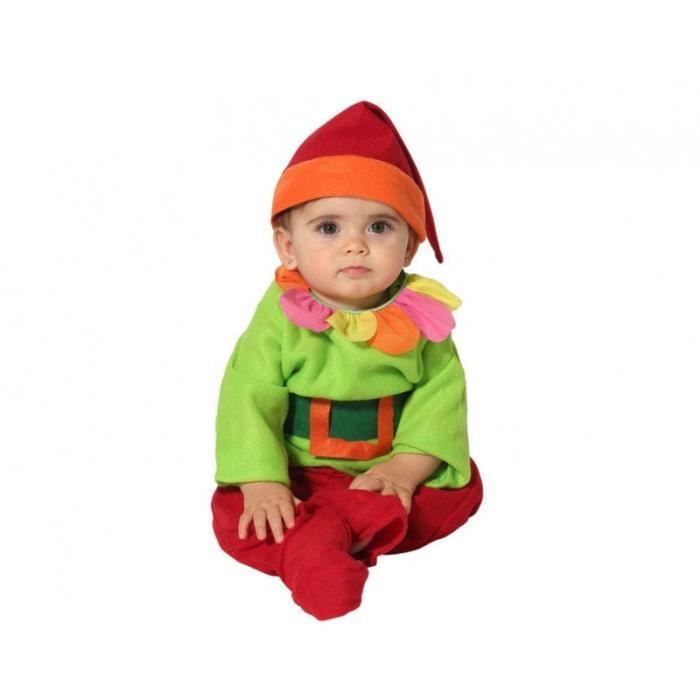 Déguisement Lutin Collier De Fleurs - AC-DÉCO - 2 À 3 Ans - Vert En Polyester
