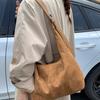 Handbag Vintage PU Crossbody Bag Large Capacity Female Tote Bag Sweet Suede Matte Hobo Bag  Girls