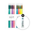Rucipello 7 Degree Toothbrush 8ea Set (+Toothpaste 25g)