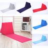 Large Pvc Velvet Inflatable Triangle Cushion For Beach/camping Gray/blue/pink