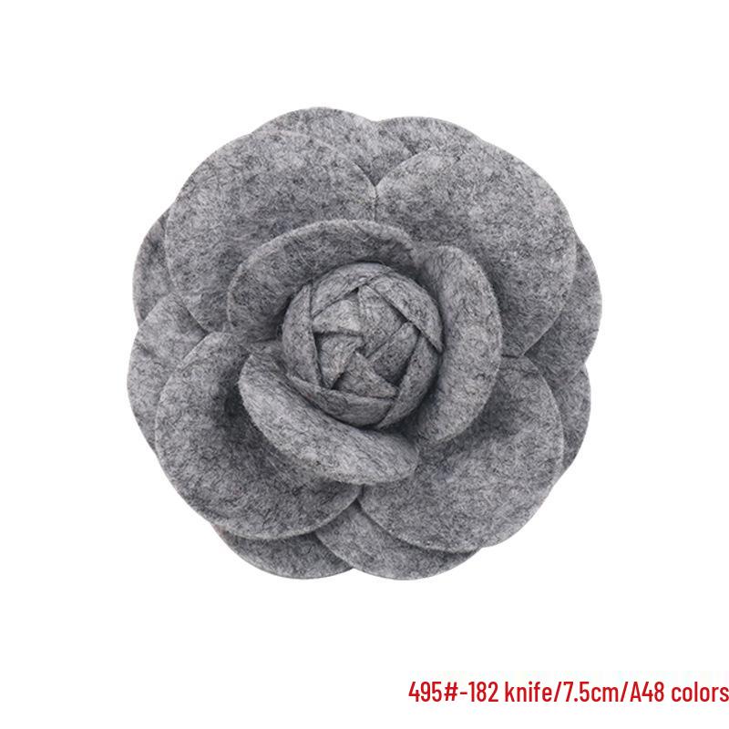 Non-Woven Camellia Flower Hair Clips: Elegant DIY Accessories for Jewelry and Clothing.