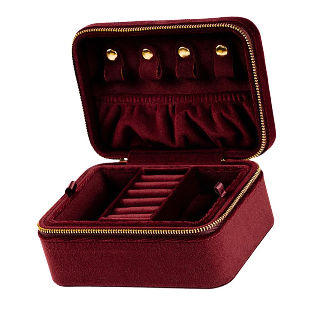 Reise Armband Präsentationsbox Schmuckaufbewahrungsbox Elegantes Schmucketui Schmuckorganisatoren für Ohrring Ringe Halskette