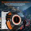 New T-Rex3 Ultra Men SmartWatch 1100mAh Battery Compass LED Flashlight Heart Rate Sports Track IP68 Waterproof Smartwatches