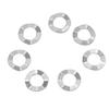 Wave Spring Washer Assortment Kit Stainless Steel Spring Wave Washer 10 Sizes M3 M4 M5 M6 M8 M10 M14 M16 M20(50pcs*M6)