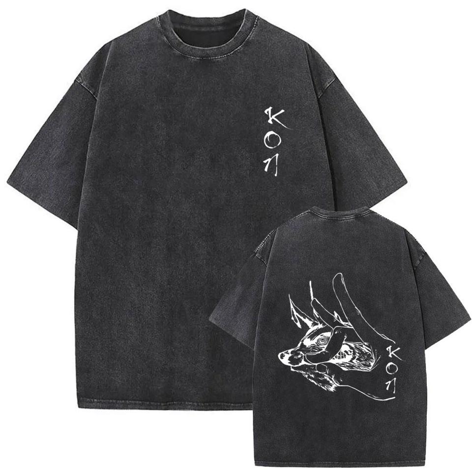 Anime T-shirt Chainsaw Man Retro Devil T-shirt Men s and Women s Casual Fashion T-shirt 3XL